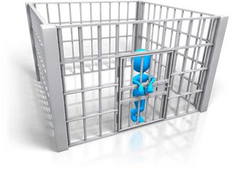 Prison Cell Png Image - Stick Figure In Jail