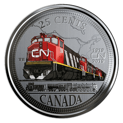 Canada 100th Anniversary Of Cn Rail - Cn 100th Anniversary Coin Png