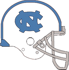 North Carolina Tar Heels Helmet - Ncaa Division I Nr North Carolina Football Helmet Clipart Png