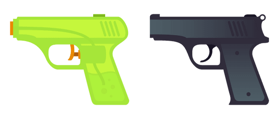 Water Gun Emoji Png - Both Gun Emoji Will Be Available To Handgun