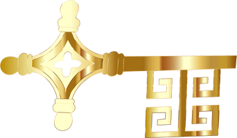 Antique Key Gold Free HD Image - Free PNG