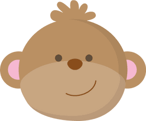 Jungle Animals Faces - Cute Jungle Animals Clipart Png