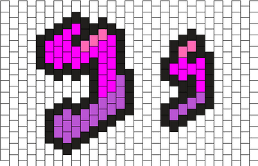 Vote To Approve Patterns - Menacing Jojo Perler Beads Png