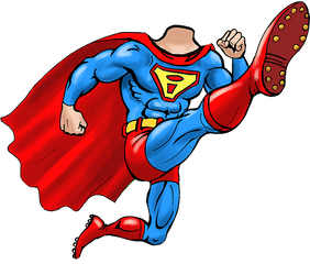 Christmas Caricature From Photo Online - Wish2be Caricature Superman Caricature Body Png