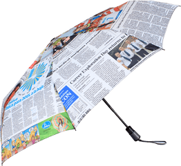 3 Fold Auto Open Frp News Paper Print Png