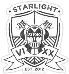 Vixx Starlight Sticker Pegatinas Kpop Y Dibujos - Vixx Starlight Logo Png