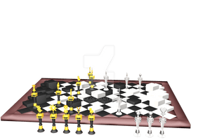 Kingdom Recreation Chessboard Game Chess Hearts Iii - Free PNG
