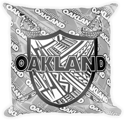 Pillow - Oakland Raiders Tribal Shield Illustration Png