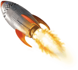 Rocket Png Transparent Image - Rocket On Fire Png