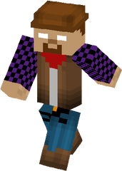 Herobrine Cowboy Skin Png Minecraft Tnt