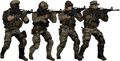 Battlefield Army Global Offensive Source Counterstrike Military - Free PNG