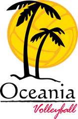 Home - Oceania Volleyball Flamingo And Palm Tree Clip Art Png