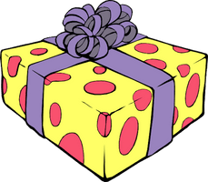 Vector Birthday Present PNG File HD