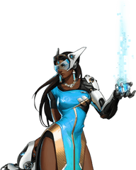 Symmetra - Overwatch Characters Concept Art Png