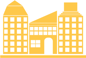 Building City Hotel Office Icon - Office Icon Yellow Png