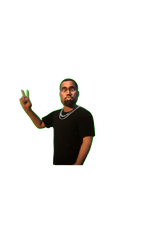 Kevinhart Kanye West Sticker By Mrworldwide - Standing Png