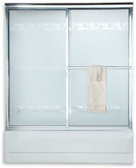 American Standard Am00750422 Rain Glass Prestige Euro Framed By - Pass Sliding Shower Doors Fits 5712 To 5912 Inch Width Openings Hammered Glass Shower Door Png