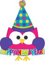 Clip Art - Cute New Years Eve Clip Art Png