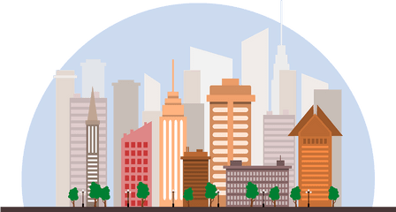 Go See The City - Cityscape Svg Png