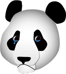 Letsgodu April 2011 - Sad Panda Clipart Png