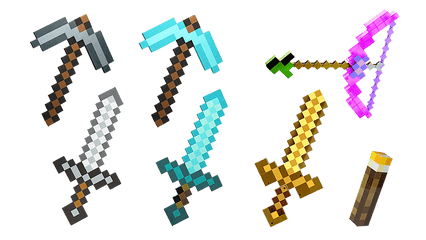 Download Hd Transforming Gold Sword - Transparent Minecraft Gold Sword Png