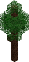 Pine Tree The Lord Of Rings Minecraft Mod Wiki Fandom - Minecraft Spruce Tree Model Transparent Png