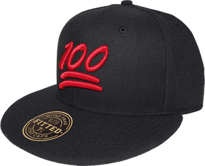 100 Emoji Fitted Hat Richardson Poly - Baseball Cap Png