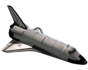 Spaceship Transparent Png Clipart - Space Shuttle Png