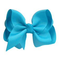 Blue Ribbon Hair - Blue Hair Bow Png Transparent Cartoon