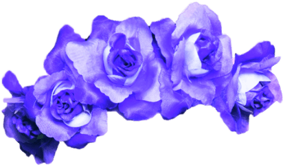 Largest Collection Of Free - Toedit Flower Crowns Stickers Dark Purple Flower Crown Png