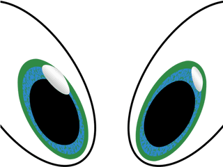 Clipart Elephant - Funny Cartoon Eyes Png