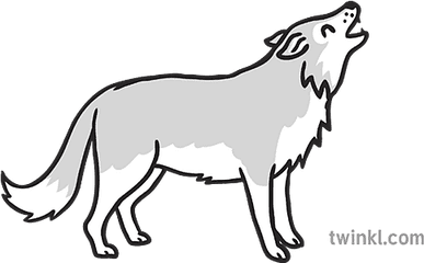 Wolf Emoji Symbol Sms Animal Bw Rgb - Wolf Emoji Png