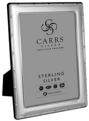 Carrs - Reed U0026 Ribbon Sterling Silver Photo Frame With Grey Velvet 10 X 8 Town House Carrs Silver Fr264 C Ss Png