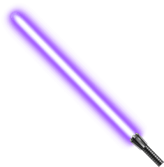 Mace Windu Luke Skywalker Lightsaber Boba Fett - Gladiator Purple Lightsaber Transparent Background Png