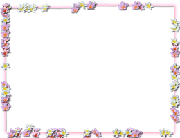 Frame Flowers Border PNG Free Photo