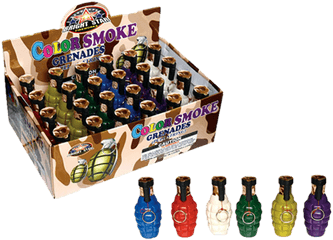 Color Smoke Grenades - Fireworks Plus Fireworks Colour Smoke Grenade Png