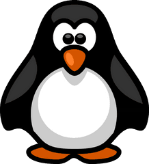 Download Penguin Transparent - Black And White Penguin Png