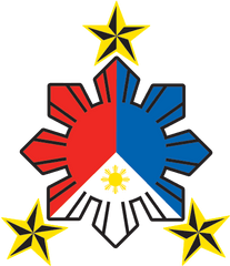 Philippine Flag Sun With Nautical Star - Clip Art Png