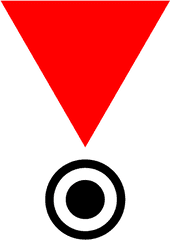 Nazi Concentration Camp Badges Military Wiki Fandom - Holocaust Red Triangle Symbol Png