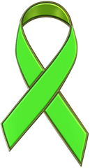 Clip Arts Related To - Purple Ribbon No Background Png Green Mental Health Ribbon