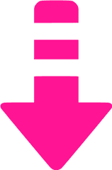 Deep Pink Arrow Down 6 Icon - Free Deep Pink Arrow Icons Arrow Down Gif Png