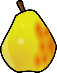 Free Pear Transparent Background - Pear Clip Art Png