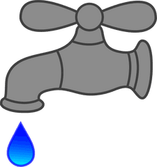 Clip Art Of The Water Leak Free Image - Dripping Faucet Clip Art Png