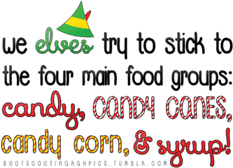 Christmas Tumblr Quotes Elf - Christmas Elf Sayings Funny Png