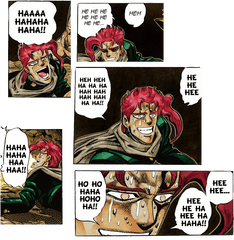 Noriaki Kakyoin Transparent - Kakyoin Laughing Manga Png