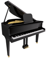 Piano Keyboard Grand PNG Free Photo