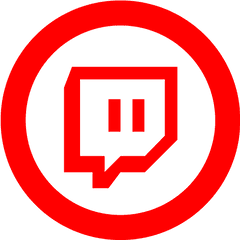 Red Twitch Tv 2 Icon - Free Red Site Logo Icons Icon Red Twitch Logo Png