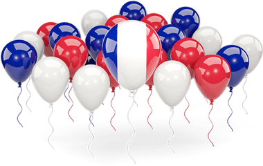 Balloons With Colors Of Flag Illustration France - Animated Trinidad And Tobago Flag Png