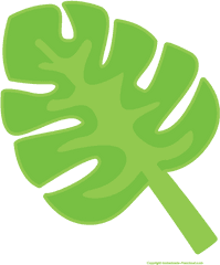 Clipart Hojas Png 3 Station - Hawaiian Leaves Clipart