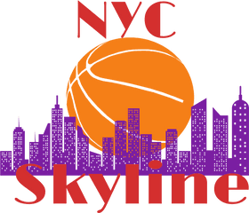 Download Hd Contact - New York City Skyline Basketball Nyc Skyline Basketball Png